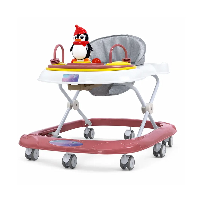 ANDADOR PARA BEBE PINGÜINO ROSADO - 1