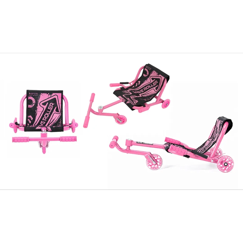 EASY ROLLER CON LUCES ROSADO WAVE ROLLER - 8