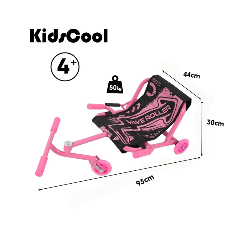 EASY ROLLER CON LUCES ROSADO WAVE ROLLER - 9