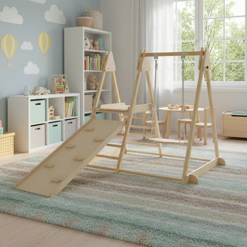 JUEGO DE ESCALADA PLEGABLE MONTESSORI 4 EN 1 - 2