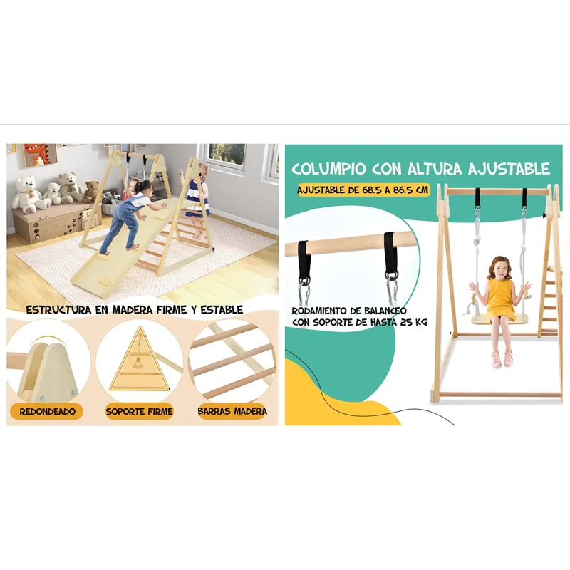 JUEGO DE ESCALADA PLEGABLE MONTESSORI 4 EN 1 - 5