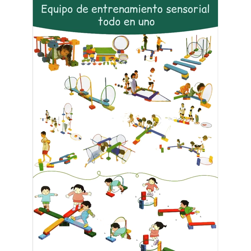 CIRCUITO PSICOMOTRIZ 10 EN 1 MONTESSORI MULTICOLOR - 3