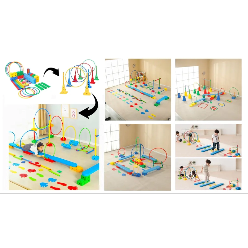 CIRCUITO PSICOMOTRIZ 10 EN 1 MONTESSORI MULTICOLOR - 6