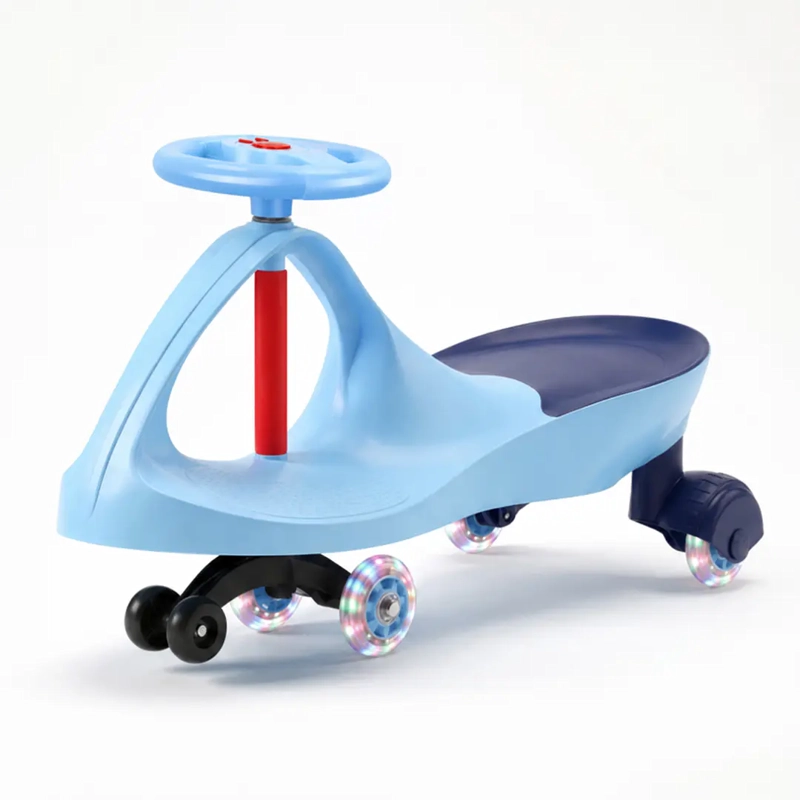 SWING CAR AUTO GIRATORIO AZUL CON LUCES - 2