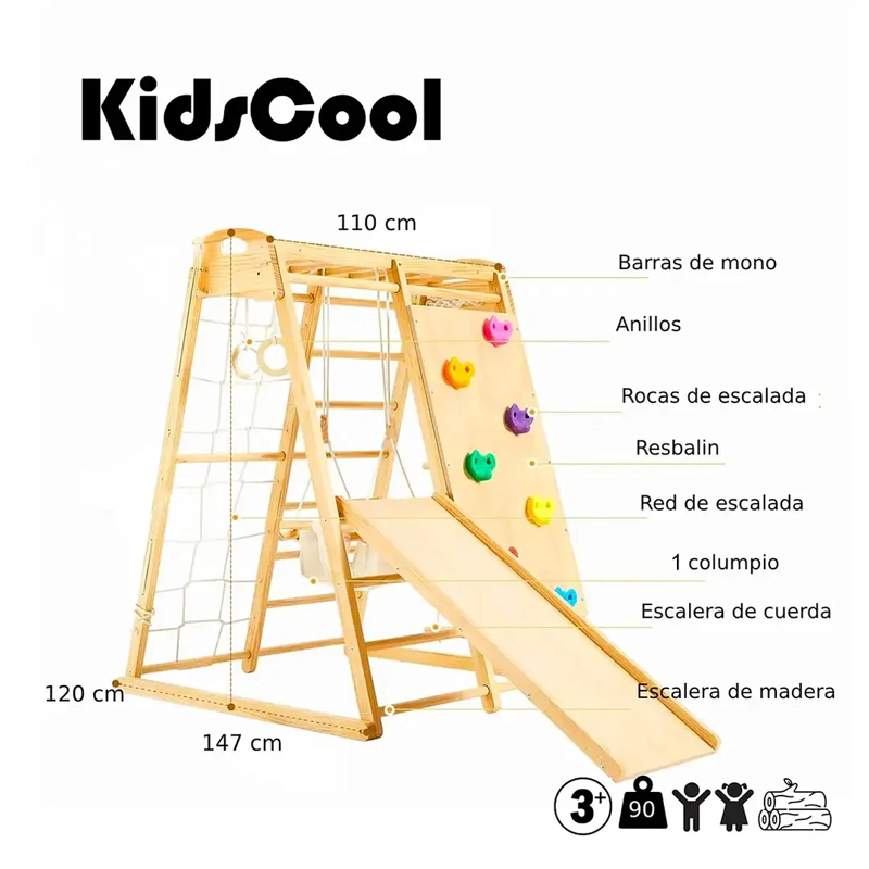 JUEGO ESCALADA MONTESSORI 8X1 - 7