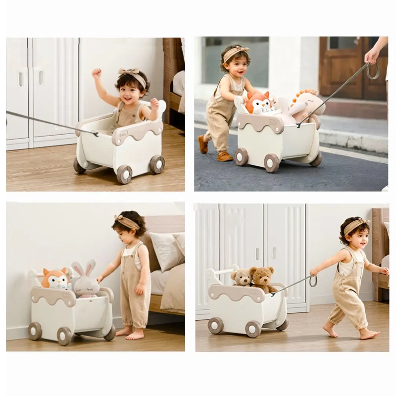 CAMINADOR CORREPASILLOS MINI WAGON BEIGE - 3