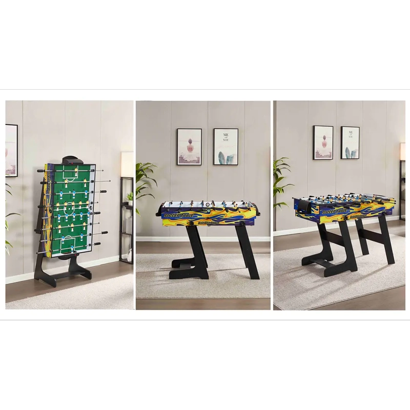 MESA DE JUEGOS PLEGABLE 5 EN 1  TACA TACA POOL PING PONG - 4