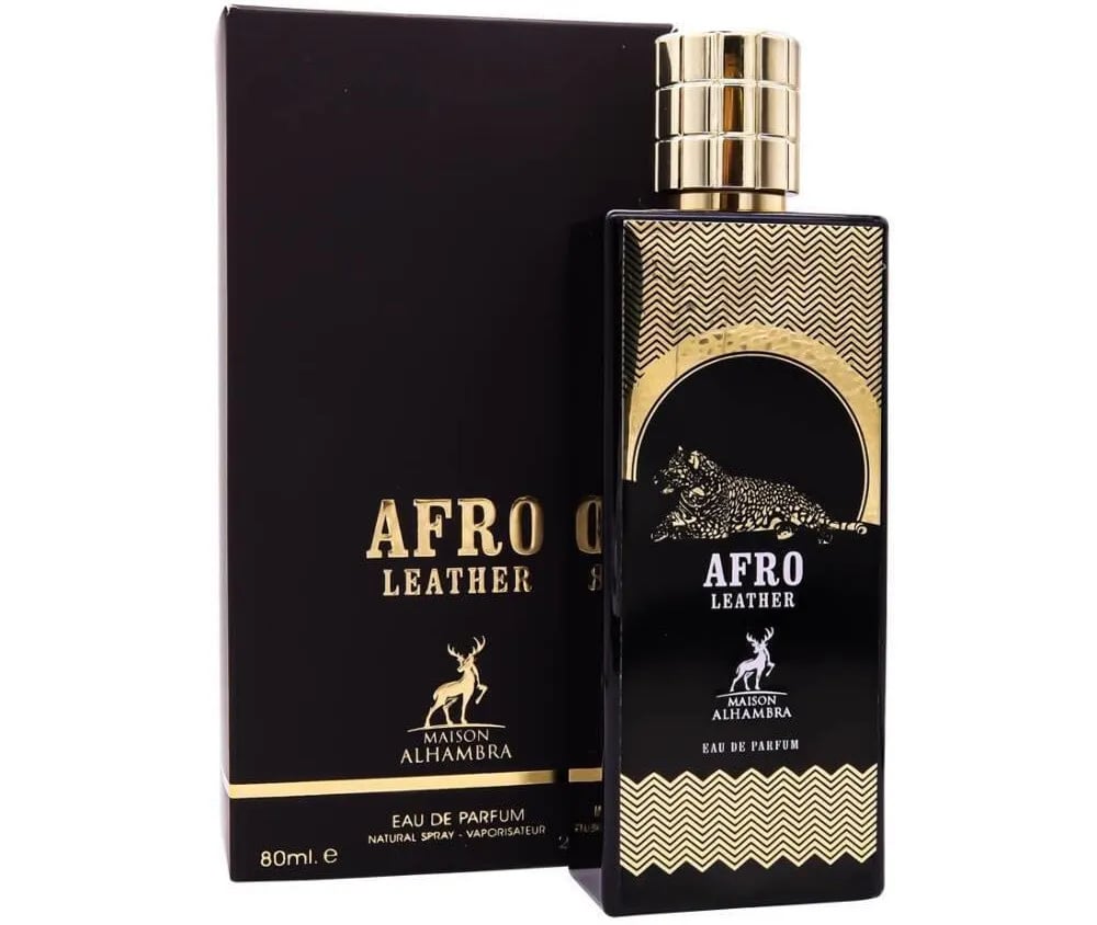 PERFUME LATTAFA MAISON AL HAMBRA AFRO LEATHER UNISEX EDP 80 ML - 1