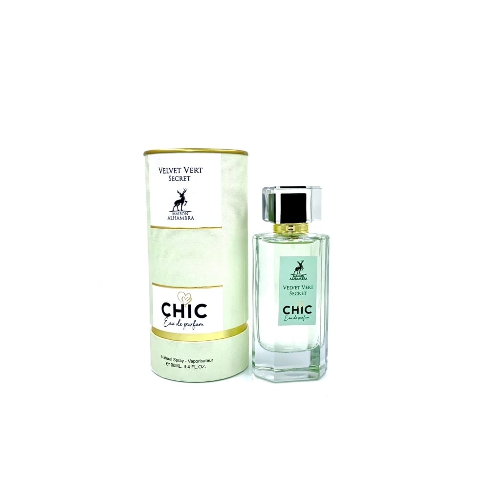 PERFUME MAISON ALHAMBRA CHIC VELVET VERT SECRET UNISEX EDP 100 ML - 1