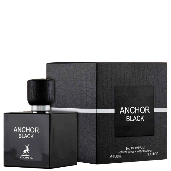 PERFUME MAISON ALHAMBRA ANCHOR BLACK UNISEX EDP 100 ML - 1