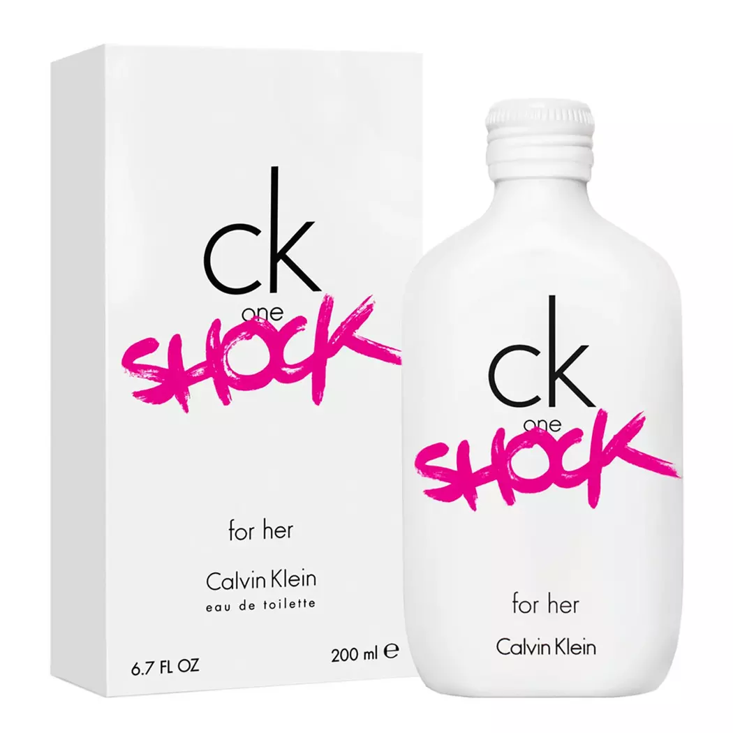 PERFUME CALVIN KLEIN CK ONE SHOCK FOR HER MUJER EDT 200 ML - 1