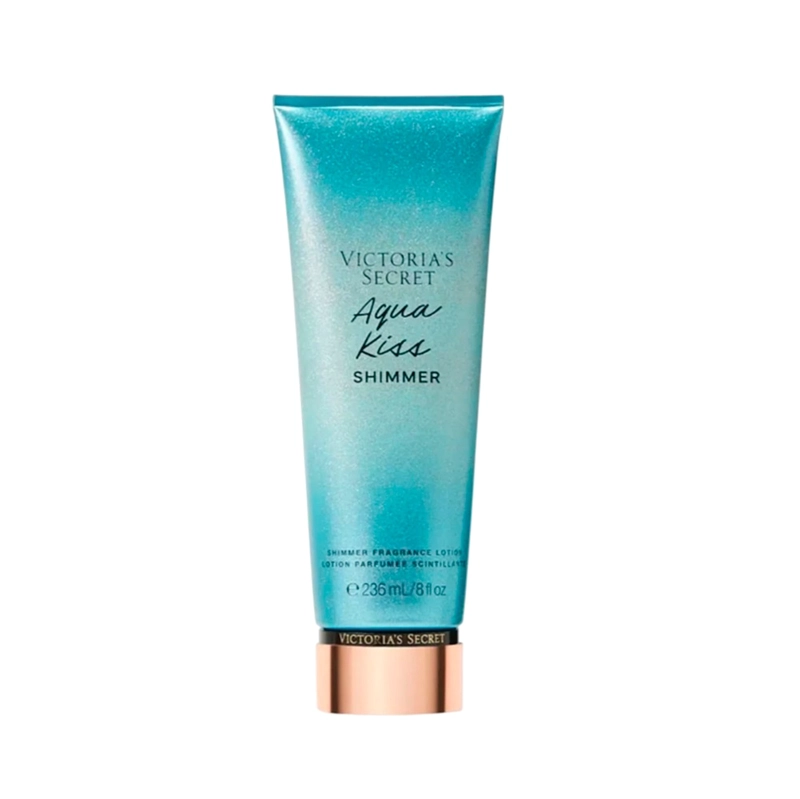VICTORIA'S SECRET AQUA KISS SHIMMER BODY LOTION 236ML - 1