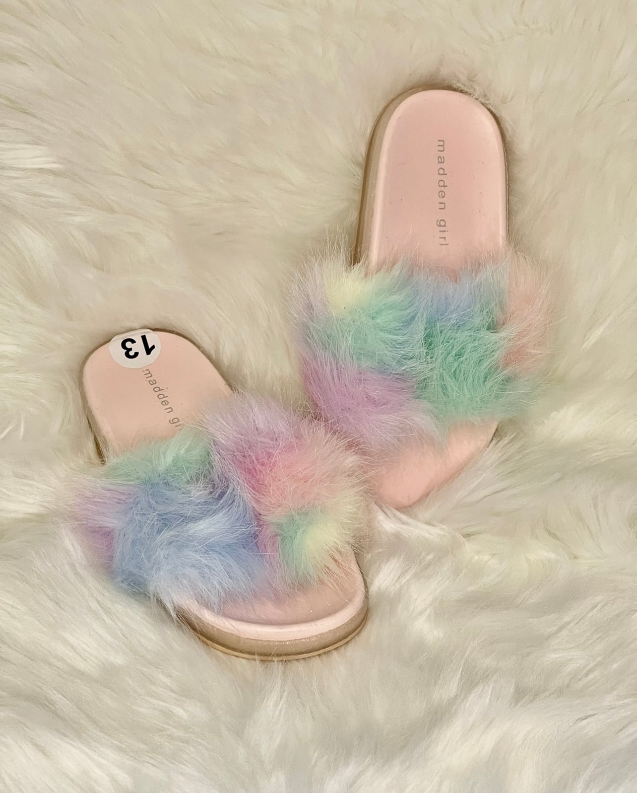 SANDALIAS NIÑA STEVE MADDEN PELUDITAS CON LUCES - 5
