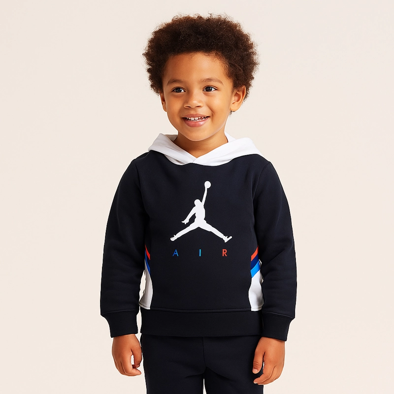 POLERÓN NIÑO NIKE NEGRO JORDAN - 1