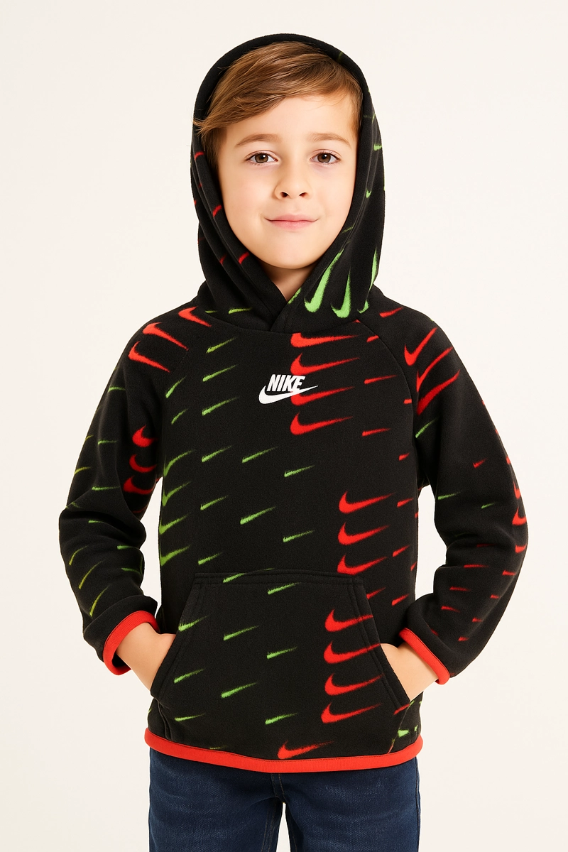 POLERÓN NIÑO NIKE NEGRO - 1