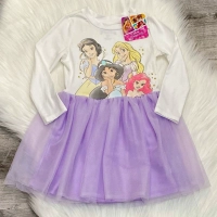 VESTIDO NIÑA DISNEY LILA PRINCESAS - 3