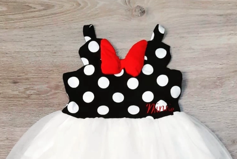 VESTIDO NIÑA DISNEY CREMA MINNIE LUXE - 3