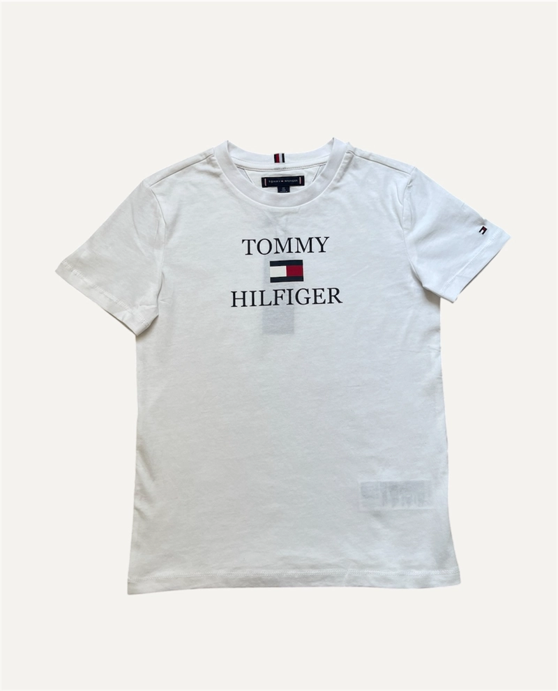 POLERA ALGODÓN NIÑO TOMMY HILFIGER BLANCO - 2