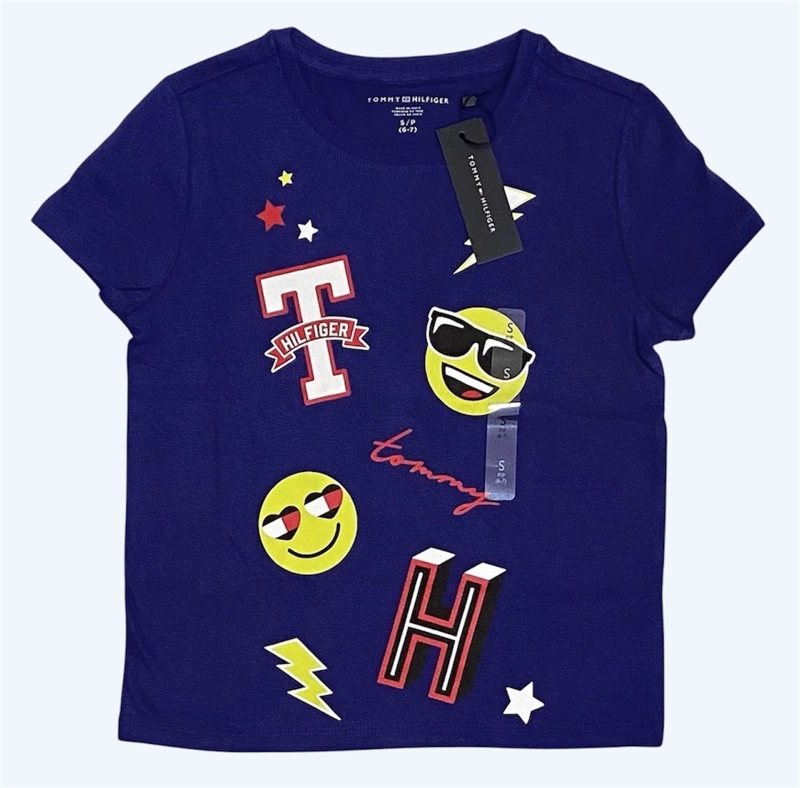 POLERA ALGODÓN NIÑA TOMMY HILFIGER AZUL - 2