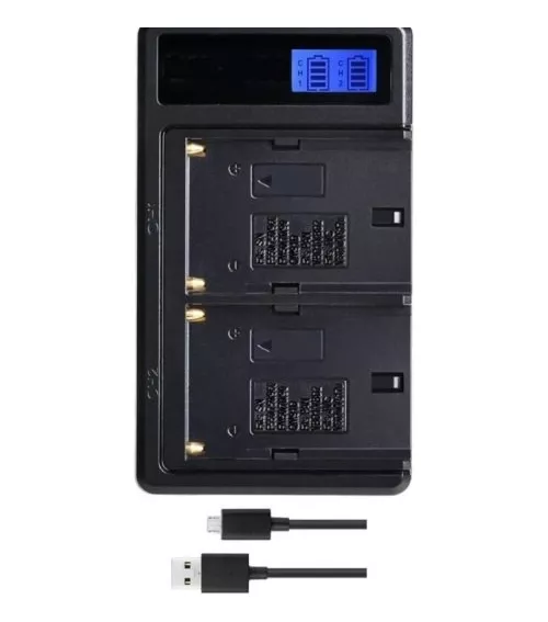 KIT CAÑON LED GODOX ML60 + 2 BATERIAS + CARGADOR - 4