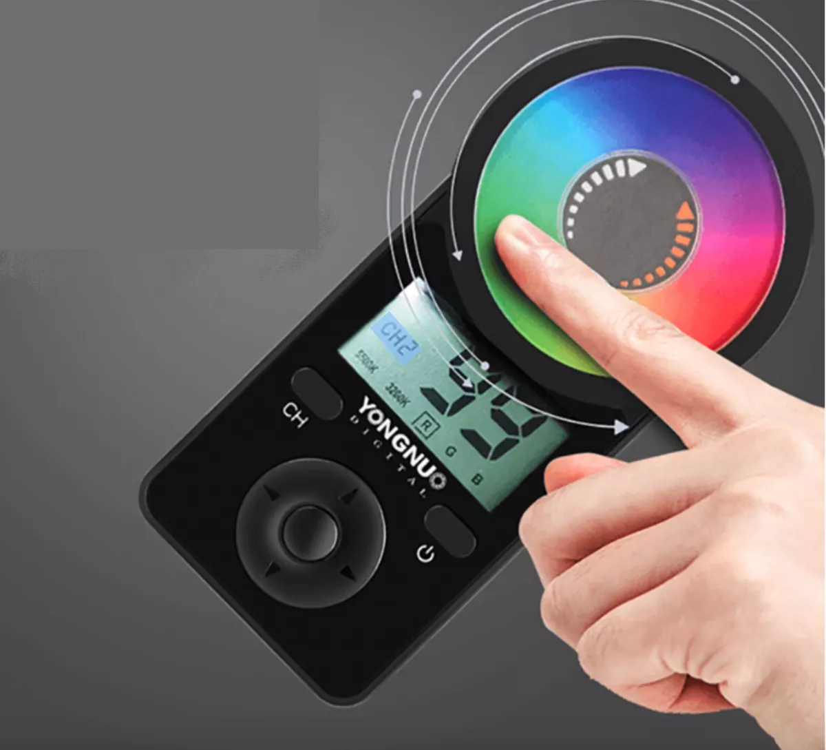 FOCO BARRA LED YONGNUO YN360III RGB + 2 BATERÍAS + CARGADOR - 4