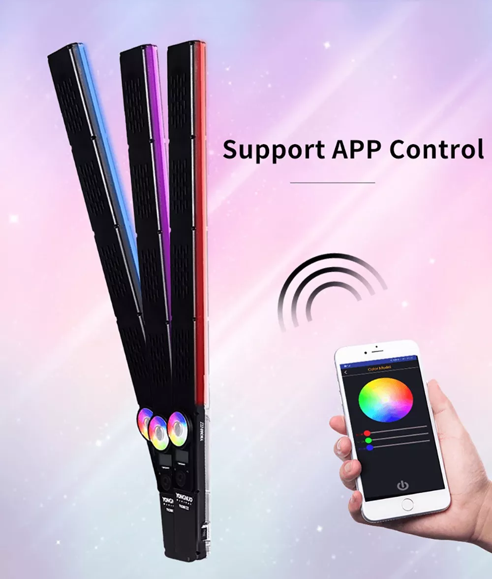 FOCO BARRA LED YONGNUO YN360III RGB + 2 BATERÍAS + CARGADOR - 5