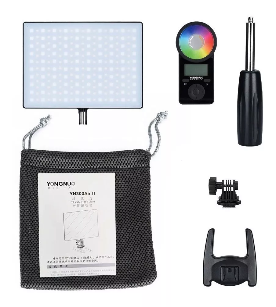 KIT FOCO YONGUO YN300AIR II + BATERÍA + CARGADOR INMEDIATA - 5