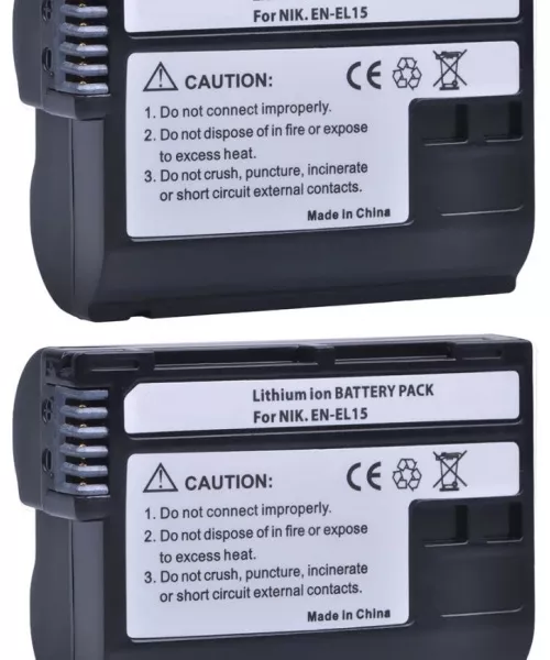2 BATERÍA ENEL15 NIKON D7000 D7100 D7200 D800 D810 D600 ETC - 1