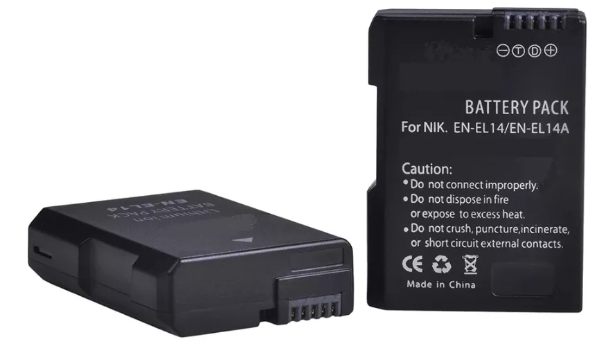 2 BATERIAS NIKON ENEL14 D3100 D3200 D3300 D5100 D5200 ALTERN - 2
