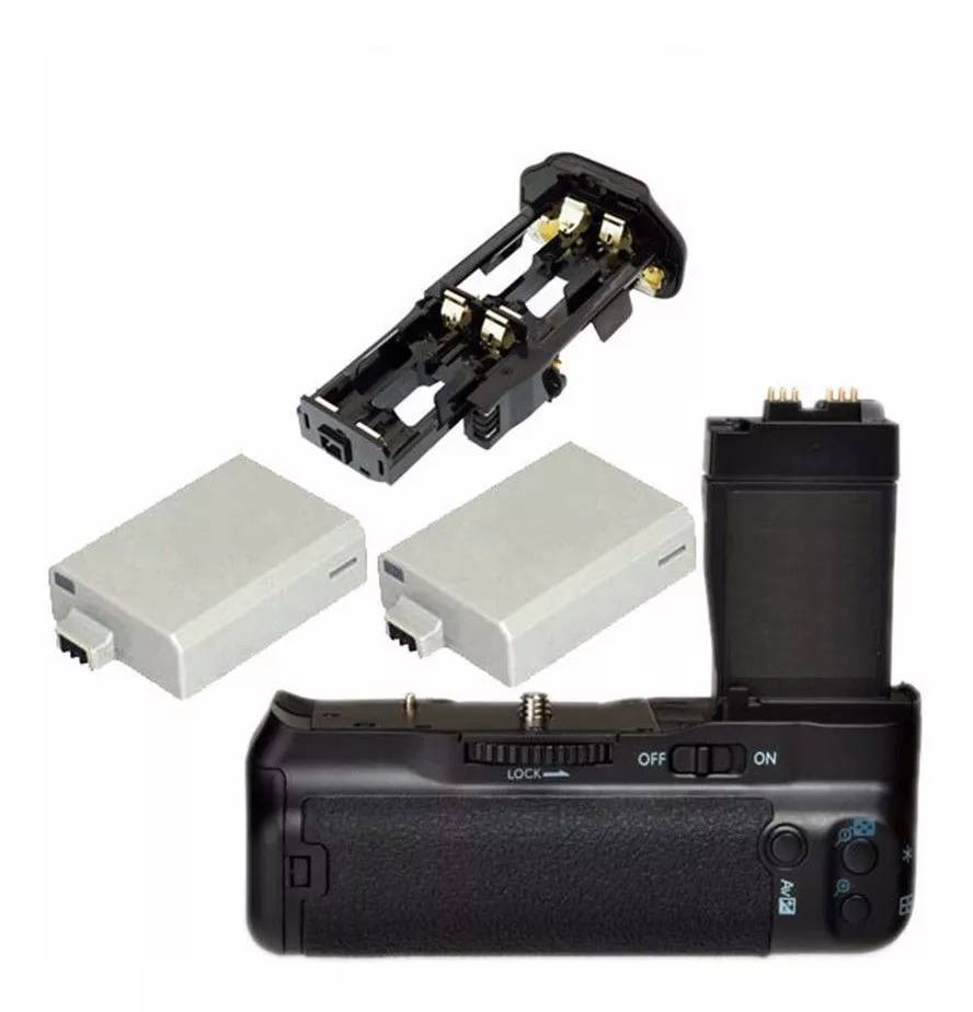 BATERÍA GRIP PARA CANON T2I T3I T4I T5I + 2 BATERÍAS+ENVÍO G - 1
