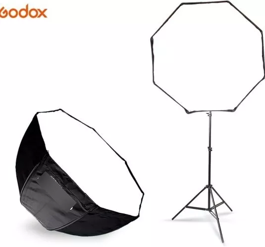 KIT OCTABOX GODOX 120CM + ATRIL - 1