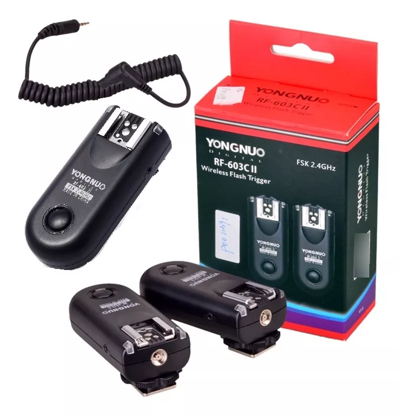 3 TRIGGER YONGNUO RF603 II  RF603II  PARA CANON +ENVÍO GRATI - 1