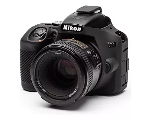 FUNDA SILICONA PARA NIKON D3500 COLOR NEGRO - 1
