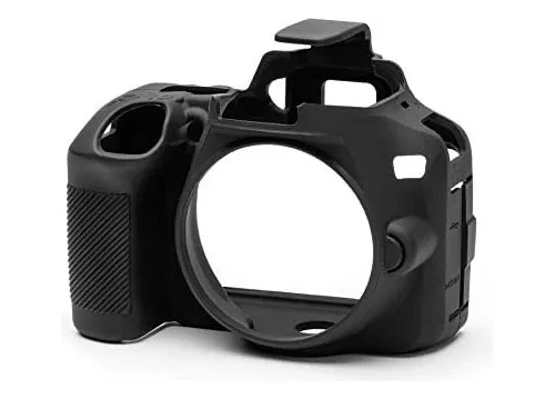FUNDA SILICONA PARA NIKON D3500 COLOR NEGRO - 2
