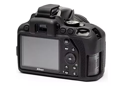 FUNDA SILICONA PARA NIKON D3500 COLOR NEGRO - 5