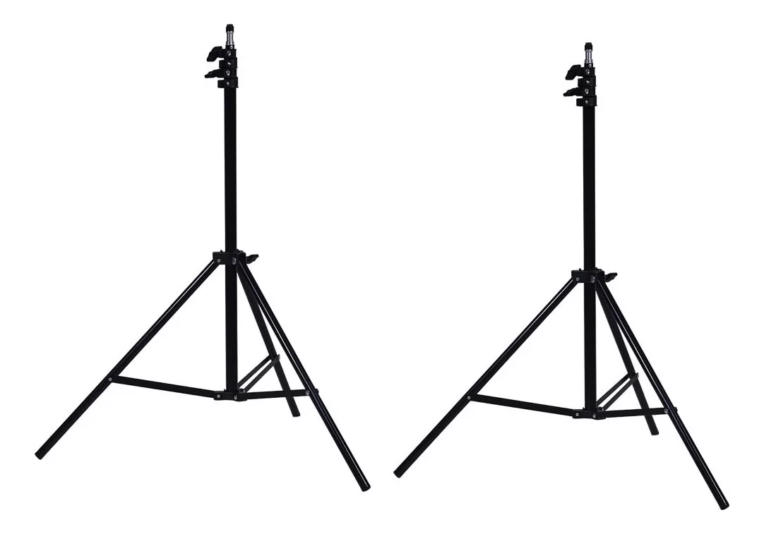2 ATRILES STAND PARA ESTUDIO FOTOGRÁFICO TRÍPODE 2 METROS - 1