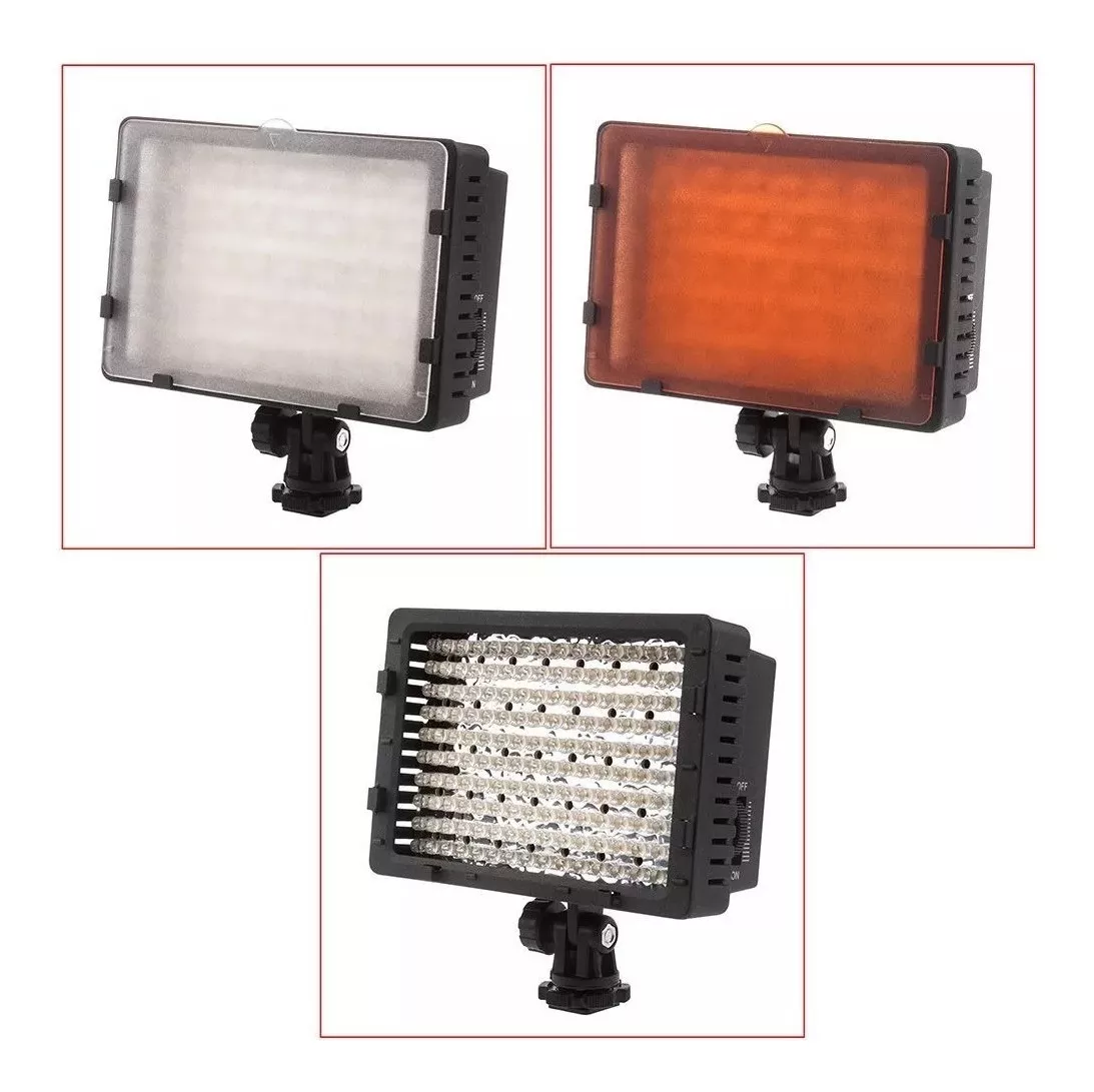 FOCO LED 160 LUCES + 3 FILTROS NIKON CANON SONY ENVÍO GRATIS - 2
