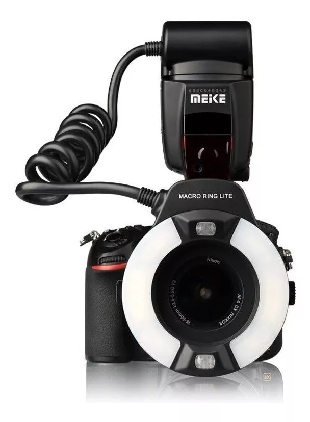 FLASH MACRO LED MEIKE MK-14EXT I-TTL PARA NIKON +ENVÍO GRATI - 5