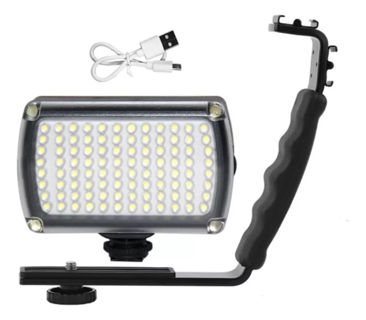 FOCO LED + SOPORTE MANGO EN L - 1