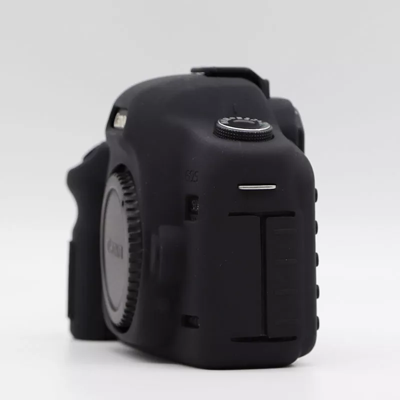 FUNDA SILICONA PARA CANON 5D MARK II COLOR NEGRO - 5