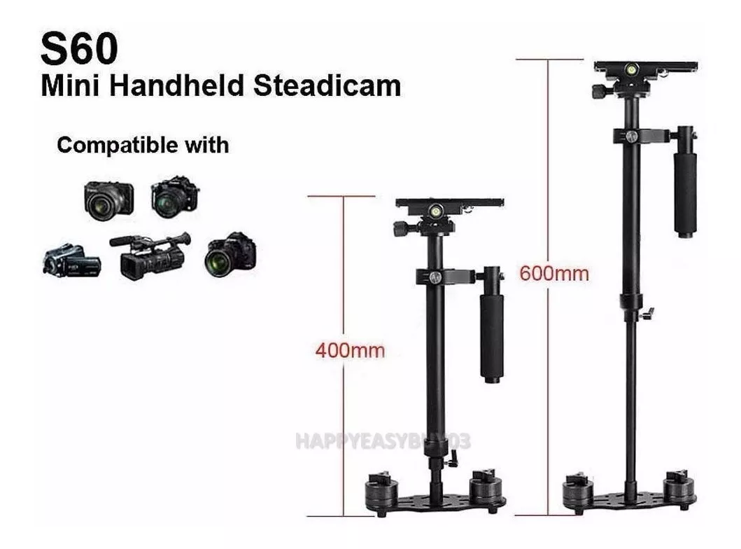 ESTABILIZADOR STEADYCAM S60 + BOLSO ENVÍO GRATIS - 3