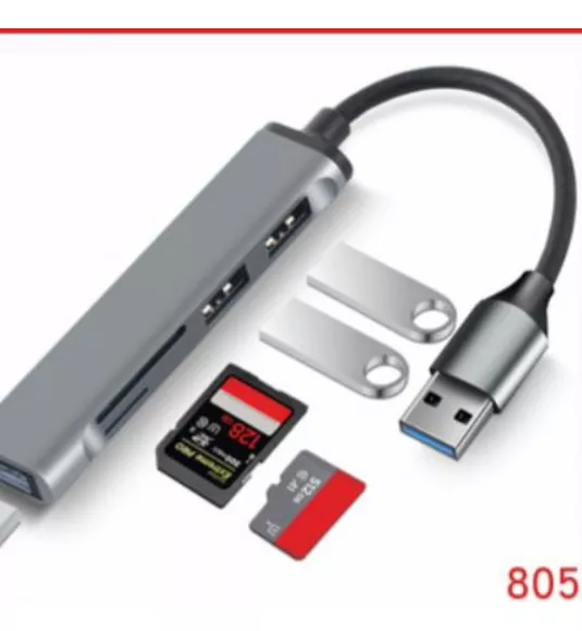 LECTOR TARJETA USB 5 EN 1 - 1