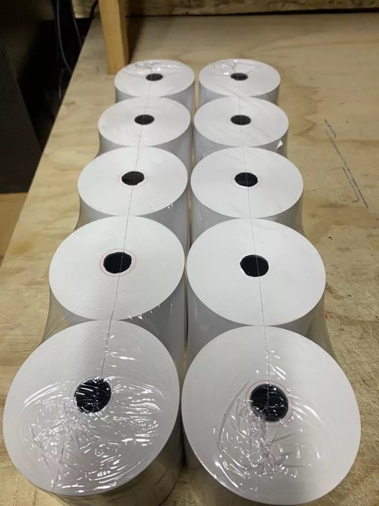 10 ROLLOS TERMICO 80X80 MM 50METROS FACTURA INMEDIATA - 2