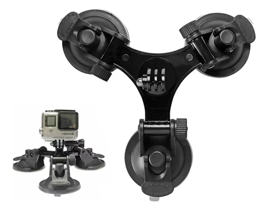 VENTOSA TRIPLE PARA GOPRO - 1