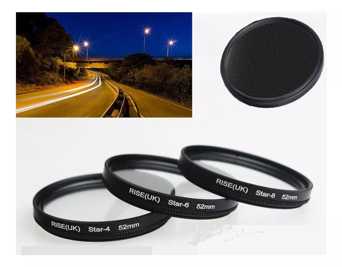 KIT FILTROS ESTRELLA 67MM 4, 6 & 8 PUNTAS + ESTUCHE - 2