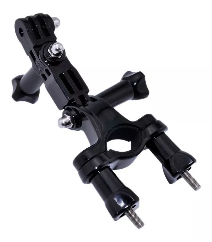 SOPORTE BICICLETA PARA GOPRO + DOS BRAZOS PIVOTE - 1