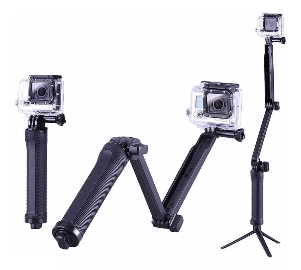 3-WAY MONOPODO GOPRO 3 4 5 6 7 ALTERNATIVO SUMERGIBLE - 2
