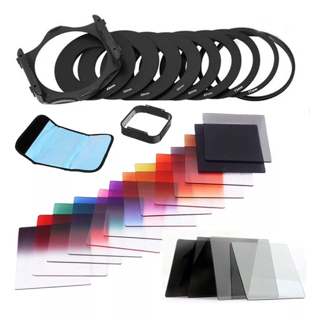 KIT FILTROS TIPO COKIN ND  DENSIDAD NEUTRA Y COLORES - 3