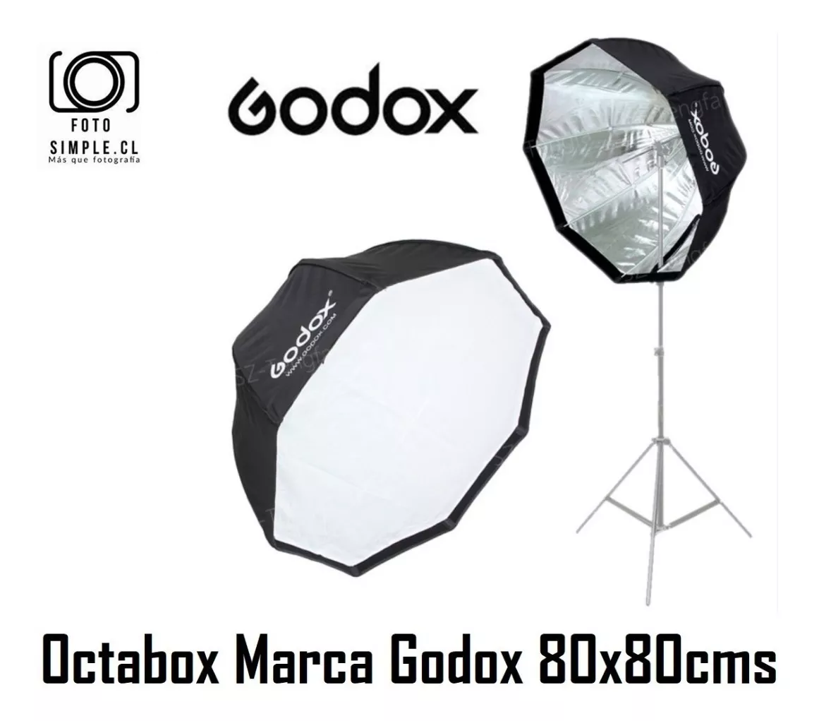 OCTABOX GODOX 80CMS + ATRIL+ SWIVEL + ENVÍO GRATIS - 1