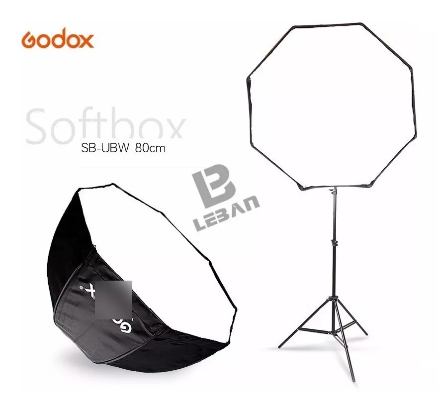 OCTABOX GODOX 80CMS + ATRIL+ SWIVEL + ENVÍO GRATIS - 3